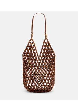 Saint Laurent Supple beaded tote bag