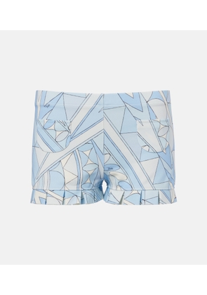 Pucci Manuba ruffled jersey shorts