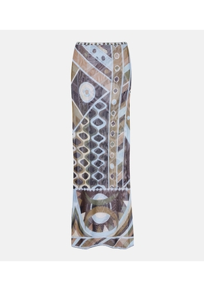Pucci Vivara tulle maxi skirt