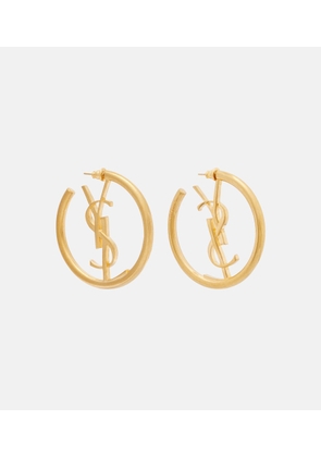 Saint Laurent Cassandre hoop earrings