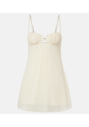 Montce Petal knitted minidress