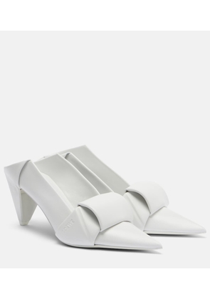 Loewe Origami leather mules