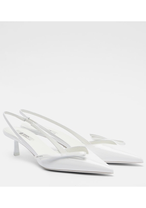 Prada Patent leather slingback pumps