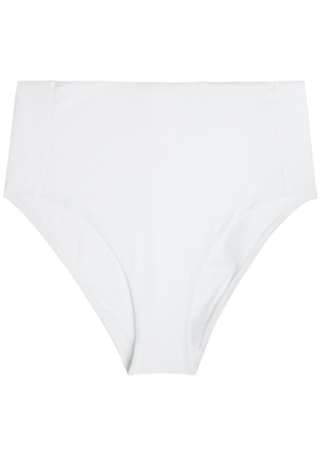 Max Mara High-waisted Stretch-polyamide Bikini Briefs - White - IB (UK6 / XS)