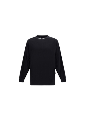 Palm Angels Black Cotton Sportswear - L