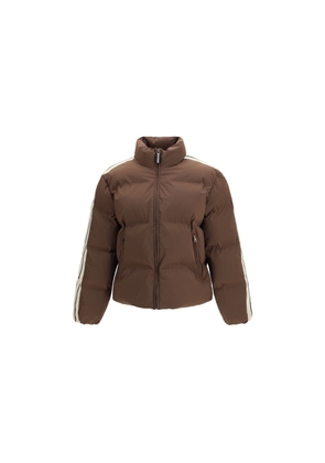 Palm Angels Brown Polyamide Full-Length Jacket - L