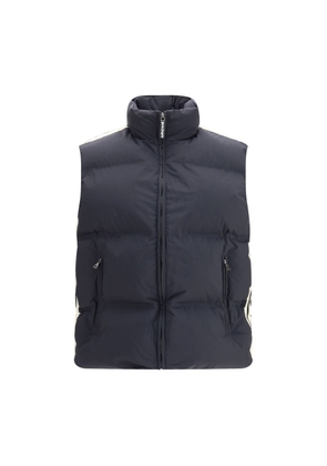 Palm Angels Black Polyamide Sleveless Jacket - L