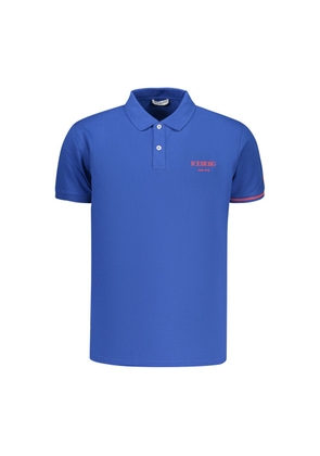Iceberg Blu Cotton Men Polo - S