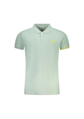 Iceberg Verde Cotton Men Polo Shirt - L