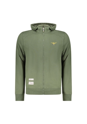 Accademia Militare Verde Cotton Men Sweatshirt - S