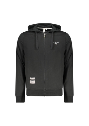 Accademia Militare Black Cotton Men's Sweatshirt - S