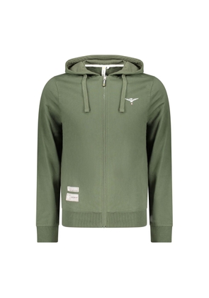 Accademia Militare Verde Cotton Men's Sweatshirt - S