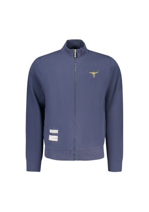 Accademia Militare Blue Cotton Men's Sweatshirt - S