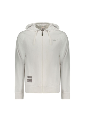Accademia Militare White Cotton Men's Sweatshirt - S