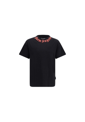 Palm Angels Black Cotton T-Shirt - L