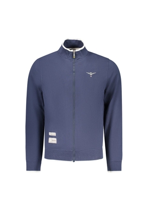 Accademia Militare Blue Cotton Men's Sweatshirt - S