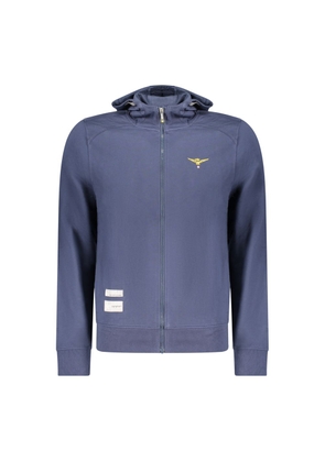Accademia Militare Blue Cotton Mens Sweatshirt - S