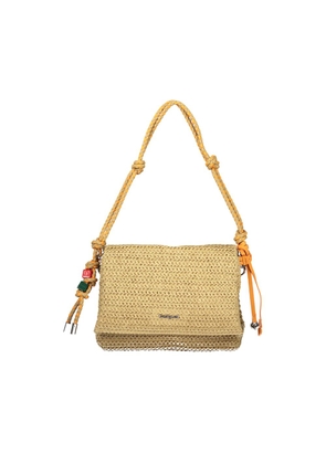 Desigual Beige Paper Women Handbag