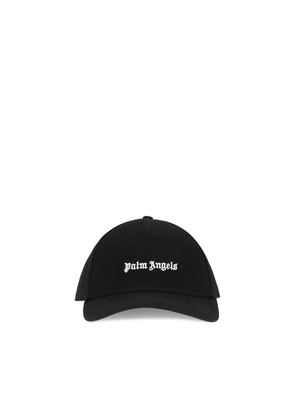 Palm Angels Black Cotton Cap (Baseball Hat) - UNI