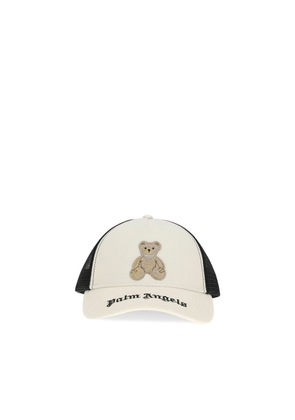 Palm Angels White Cotton Cap (Baseball Hat) - UNI