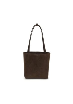 The Row Brown Calf Leather Bos Taurus Handbag