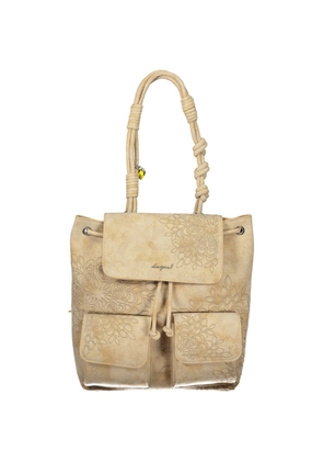 Desigual Beige Polyurethane Women Backpack
