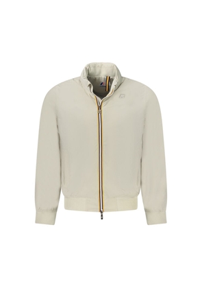 K-WAY Beige Nylon Jackets & Coat - L