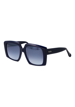 Max Mara Blue Plastic Sunglasses