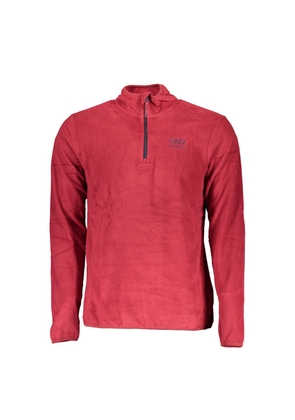 Gianmarco Venturi Rosso Polyester Mens Sweatshirt - XL