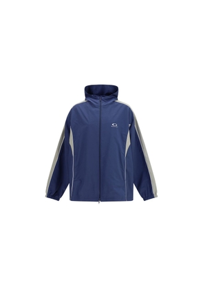Balenciaga Blue Polyester Shell Jacket - S