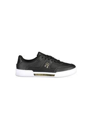 Tommy Hilfiger Black Polyester Women Sneaker - EU40/US10