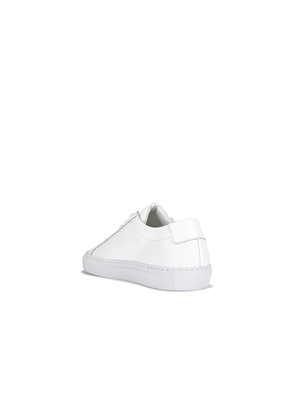 Common Projects Original Leather Achilles Low in White. Size 39. Also in 41, 43, 44, Eur 40 / US 7.