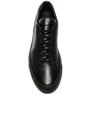 Common Projects Article 1528 Original Leather Achilles Low in Black. Size 41. Also in 40, 42, Eur 41 / US 8.