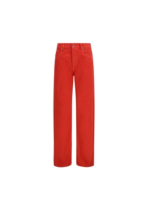 Versace Multicolor Cotton Straight-Leg Jeans - W25