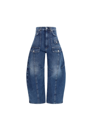 Max Mara Blue Cotton Jeans Denim - W25