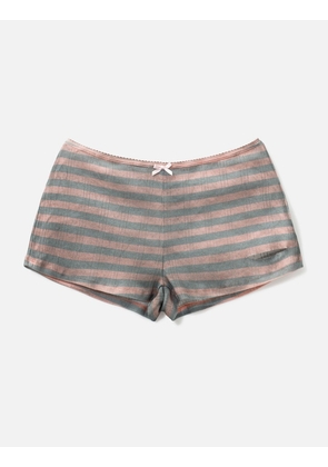 Pink Dirty Stripe Short