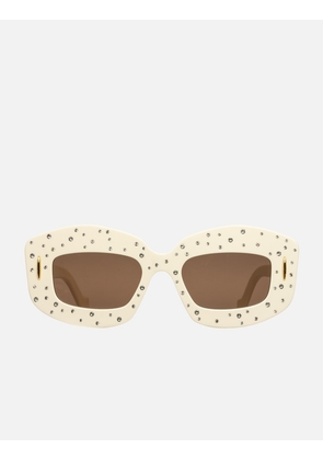 Smooth Pavé Screen Sunglasses