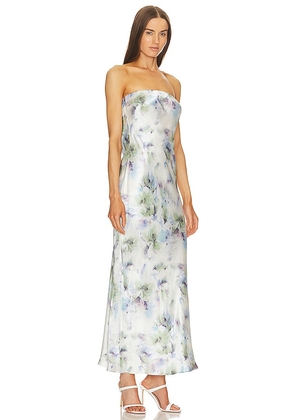 Bec + Bridge Moondance Strapless Dress in Blue. Size 6/XS. Also in 8/S, 10/M.