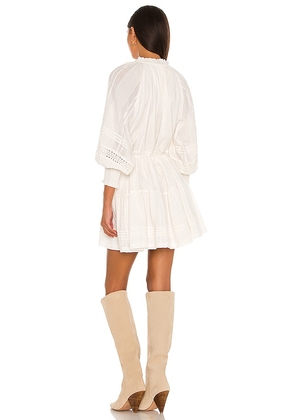 Cleobella Meadow Mini Dress in Ivory. Size S. Also in XS, M, L, XL.