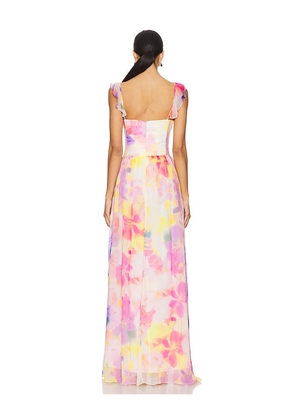 Amanda Uprichard Terrassa Maxi in Pink,Purple. Size M. Also in XS.
