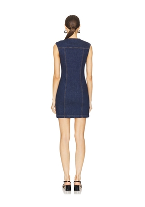 Amanda Uprichard Reeves Dress in Denim-Dark. Size XS. Also in M.