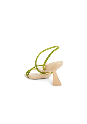 Cult Gaia Ria Sandal in Cream. Size 36. Also in 37, 38, 39, 40.