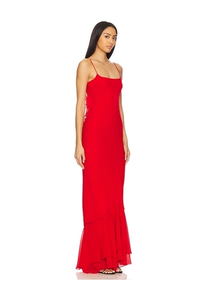 DELFI Lou Dress in Red. Size S. Also in M, L.