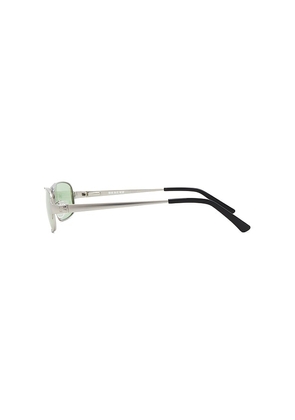 BRU Eyewear Aitken Rectangle Sunglasses in Green.