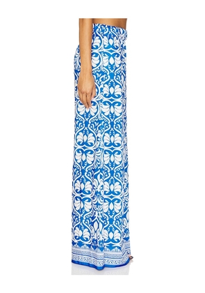 Alice + Olivia Keegan Pant in Blue. Size M. Also in S.