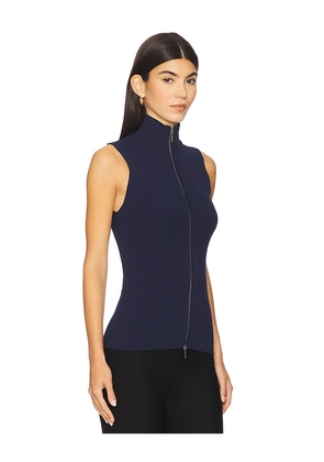 EAVES Carolyn Knit Vest in Navy. Size M. Also in L.