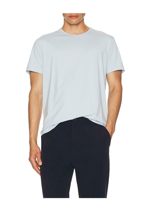 Cuts AO Curve Hem Tee in Baby Blue. Size S. Also in XL/1X.