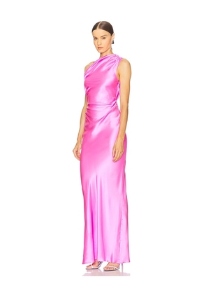 Amanda Uprichard Modesto Maxi Dress in Pink. Size S. Also in XS, M.