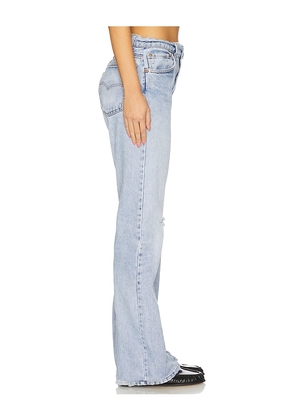 aligrace Vintage Girlfriend Utility Jeans in Blue. Size 23. Also in 30, 31, 32, 33.