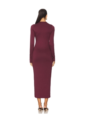 AFRM Juniper Dress in Wine. Size 1X. Also in 2X, 3X, L, M, S, XL, XS, XXL, XXS.